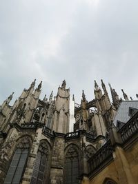 Low angle view of buildings against sky