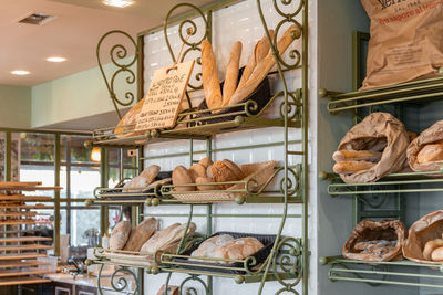 View of spices in store