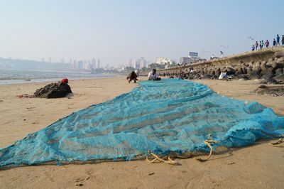 Scenic view of beach