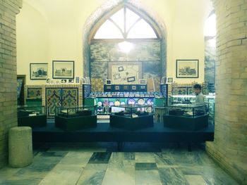 Interior of restaurant