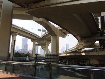 View of bridge in city