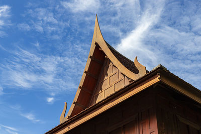 Low angle view of building against sky