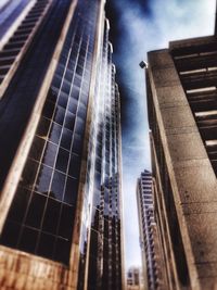 Low angle view of modern office building