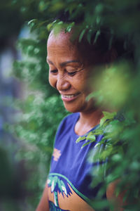 Portrait of a smiling young woman