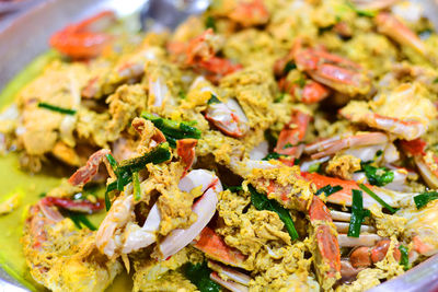 Close-up of salad in plate