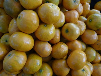 Full frame shot of fruits for sale in market