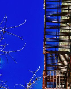 Low angle view of blue sky