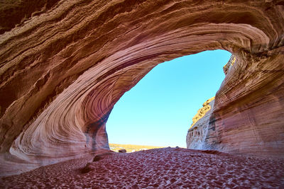 View of rock formations