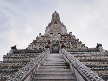 Low angle view of historical building against sky