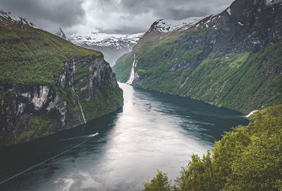 Eagle sweep - another typical picture from the geirangerfjord