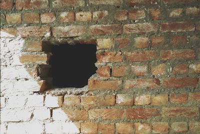 Full frame shot of brick wall