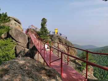 Scenic view of mountain against sky