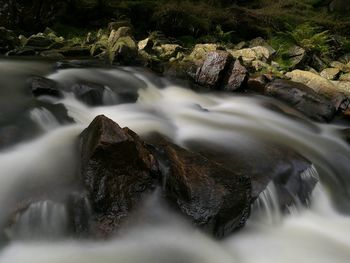 Close-up of flowing water