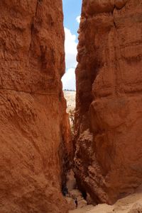 View of rock formations, bryce canyon 