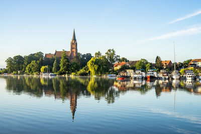 Panorama of röbel müritz