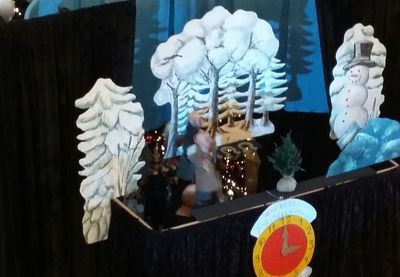 Close-up of decorations on wall