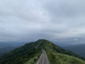 Panoramic view of road against sky