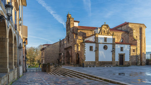 View of old building against sky