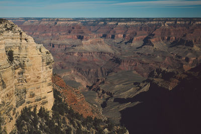 Scenic view of grand canyon national park during sunny day