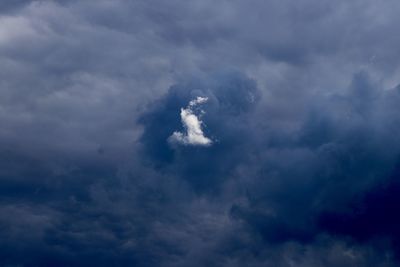 Low angle view of clouds in sky