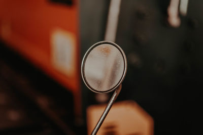 Close-up of hand holding drink