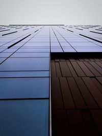 Low angle view of modern building against sky