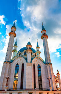 The kol sharif mosque located in kazan kremlin, kazan, the republic of tatarstan in russia. 