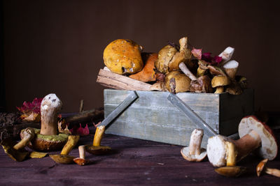 Close-up of stuffed toy on table