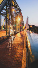 View of bridge in city