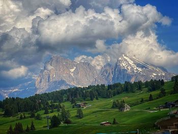 Panoramic view of landscape against sky