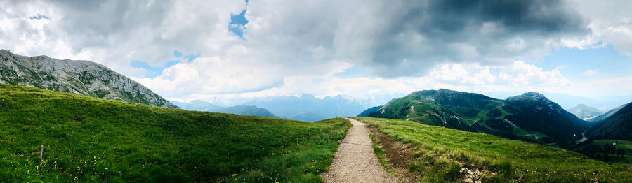 Panoramic view of landscape against sky