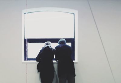 Woman standing in park