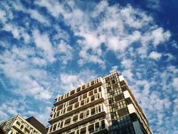 Low angle view of building against sky