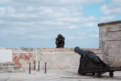 Statue of a horse against the sky