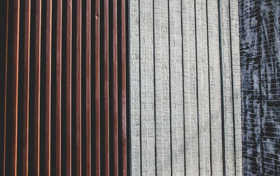 Full frame shot of window blinds