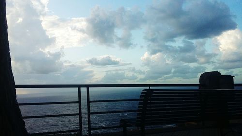 Panoramic view of sea against sky