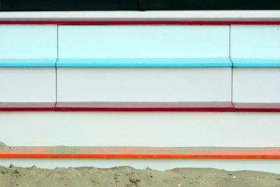 Close-up of red wall