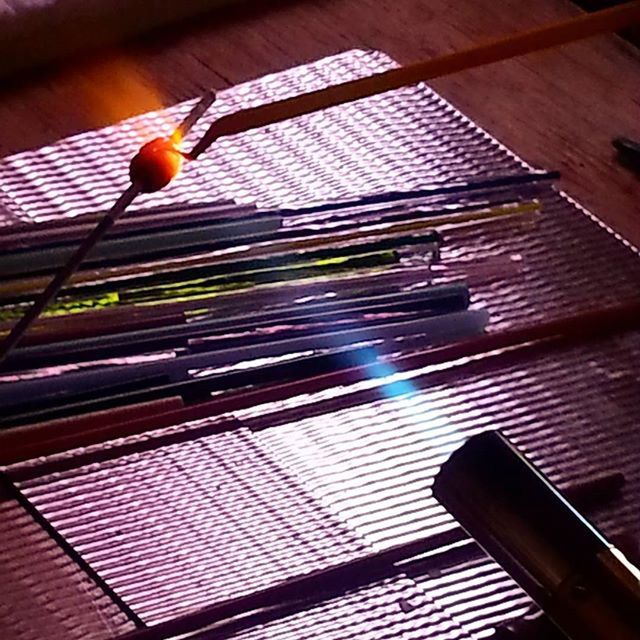 Glass rods