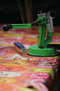 Close-up of multi colored paint