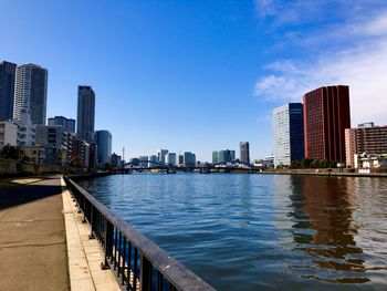 View of city at waterfront