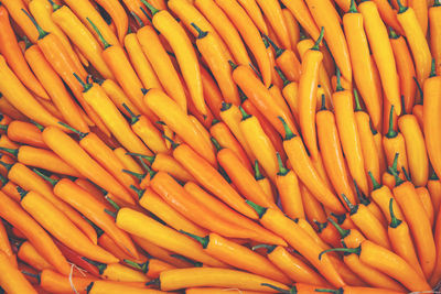 Full frame shot of orange for sale at market stall