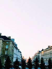 Low angle view of buildings against sky