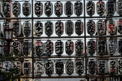 Full frame shot of objects for sale