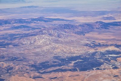 Rocky mountains aerial from airplane southwest colorado and utah. united states of america. usa.