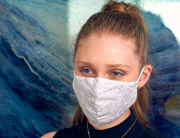 Close-up portrait of girl