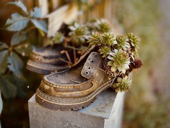Close-up of rusty metal