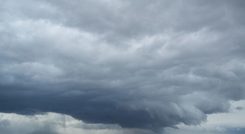 Low angle view of storm clouds in sky