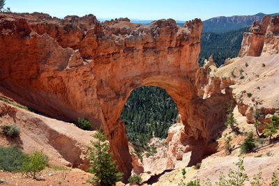 View of rock formation