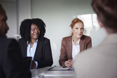 Business people at meeting