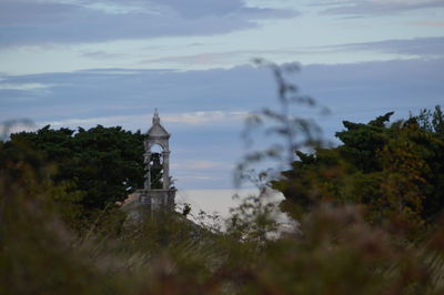 Bell tower against sky